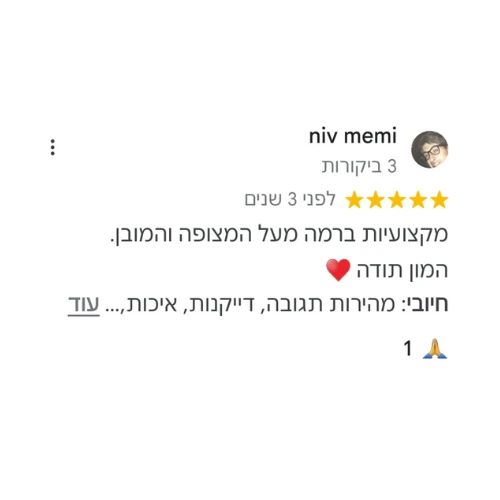המלצה 4